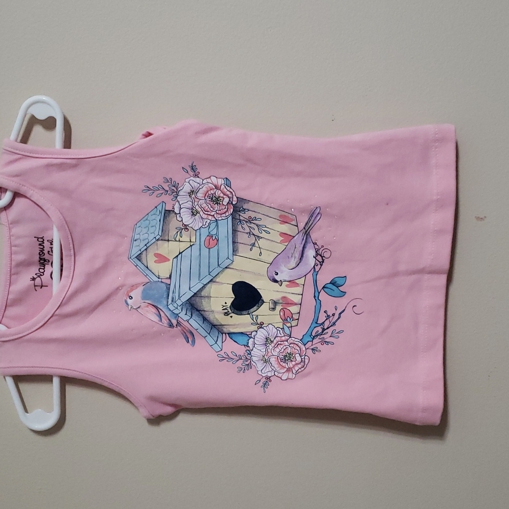 Playground girls pink SHIRTNWT.